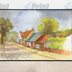 Village Houses Art Print