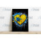 Heart of Ukraine Art Print