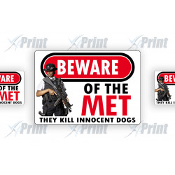 Beware of the MET 2 Sticker