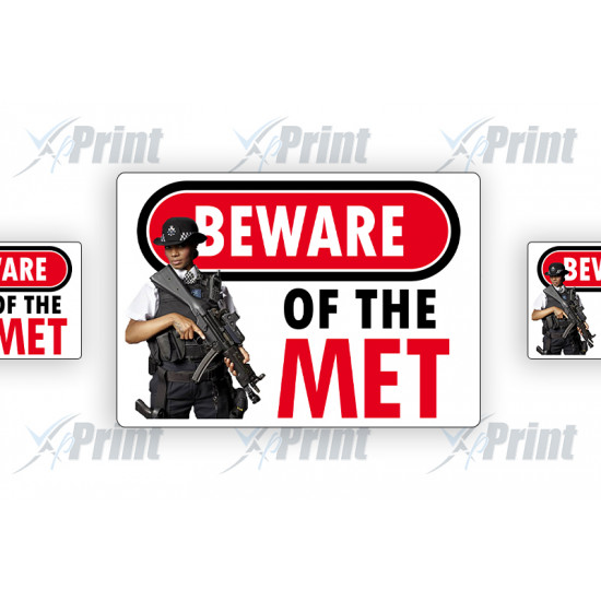 Beware of the MET Stickers