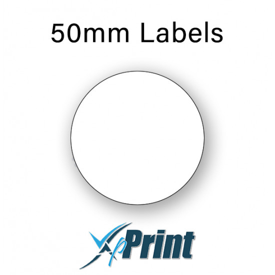 50mm Round Labels