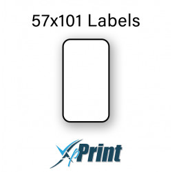 57x101 Rectangle Gloss Labels