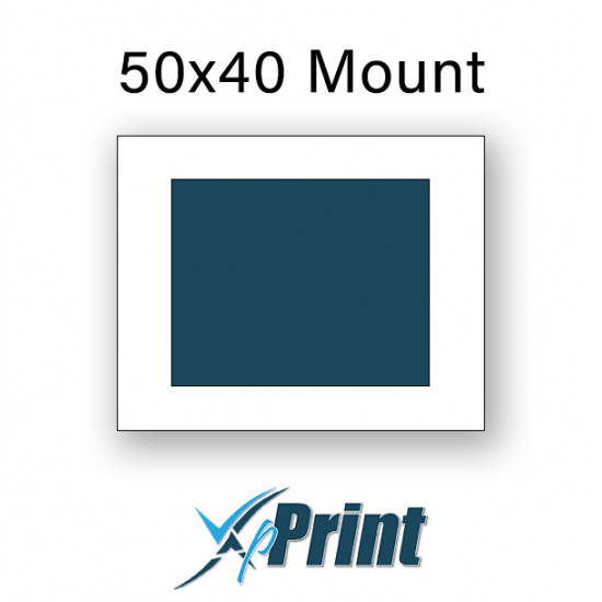 50x40 Camera Club Black Core Photo Mount Kit 