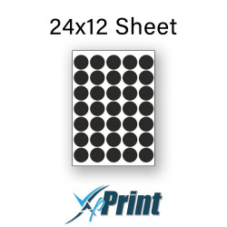 24x12 Static Cling Sheet - Gloss - Reusable
