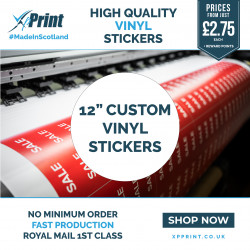 12 Inch Circle Vinyl Stickers