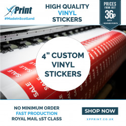 4 Inch Circle Vinyl Stickers