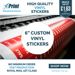 6 Inch Circle Vinyl Stickers