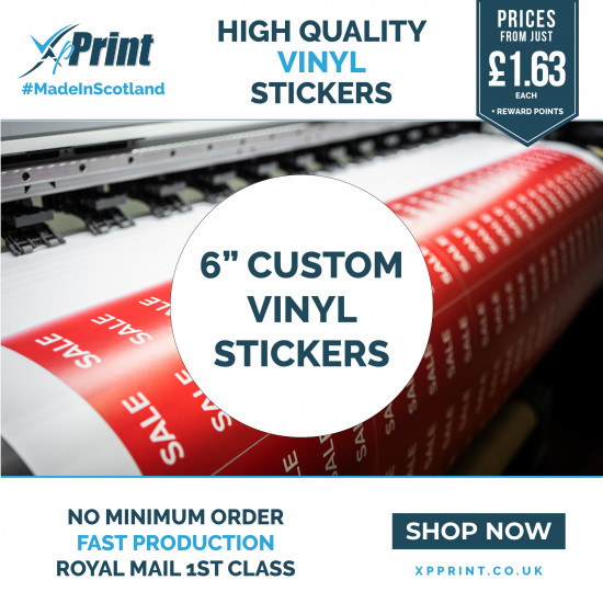 6 Inch Circle Vinyl Stickers
